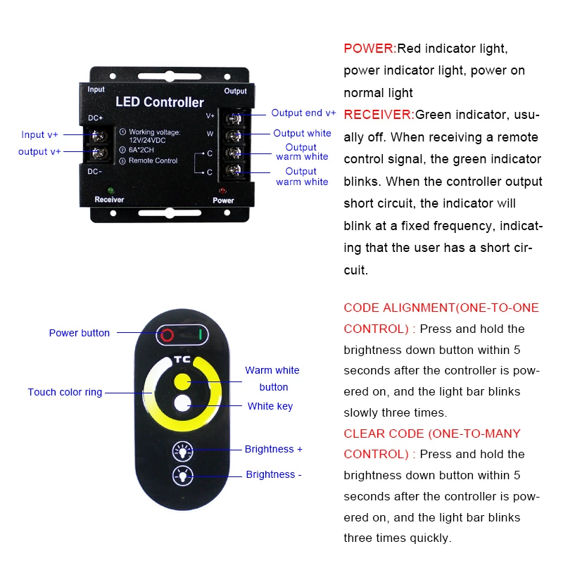 Dual Color  Temperature Controller