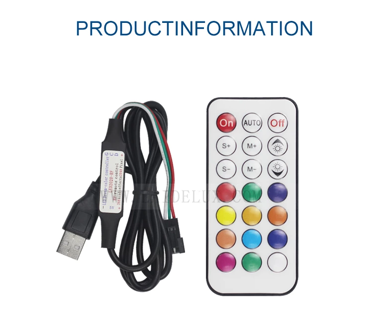 21 keys RGB Dimming Controller