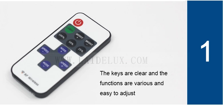 11 Keys Wireless Mini Rf Remote Control