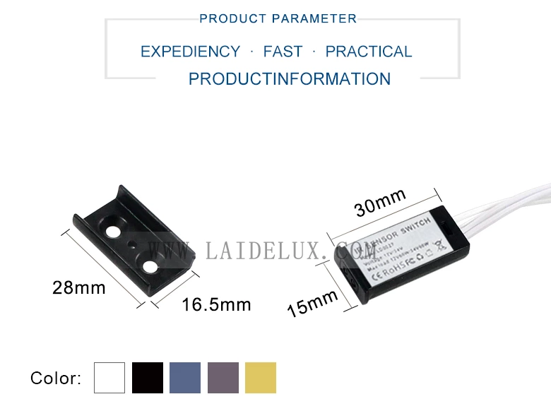 Square Cabinet  Sensor Switch