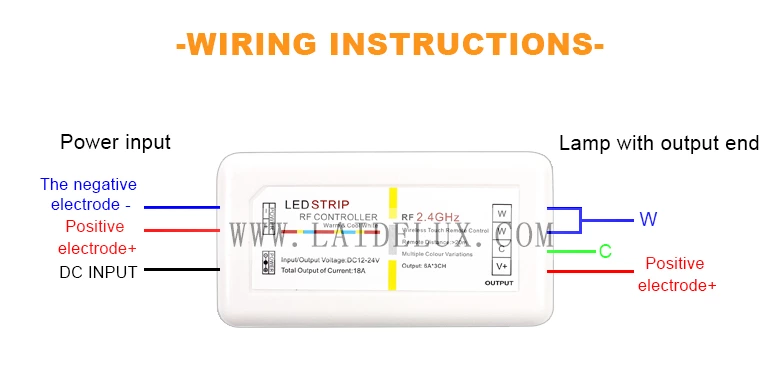 Double Color Led  Touch Controller