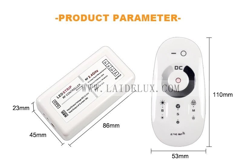 Led Monochrome  Touch Controller