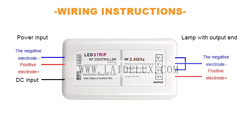 Led Monochrome  Touch Controller