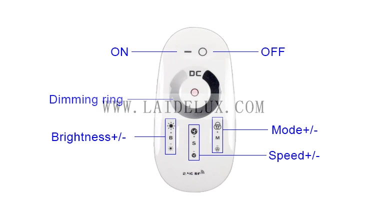 Led Monochrome  Touch Controller