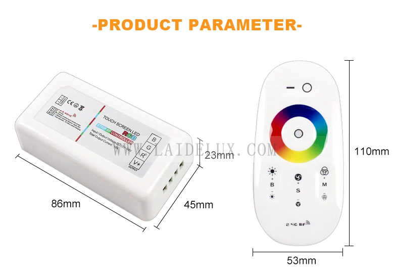 Rgb Touch  Dimming Controller