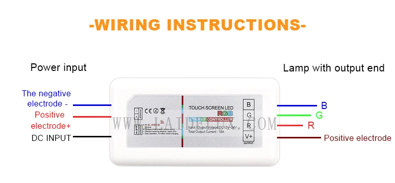 Rgb Touch  Dimming Controller