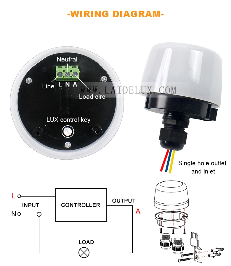 Street Lamp Light  Control Switch