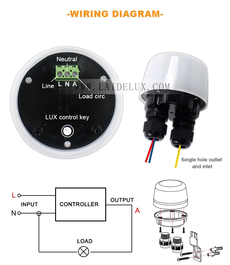 Outdoor Light  Control Switch