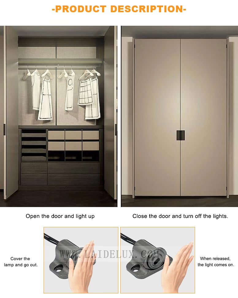 8mm Double Door Sensor Switch