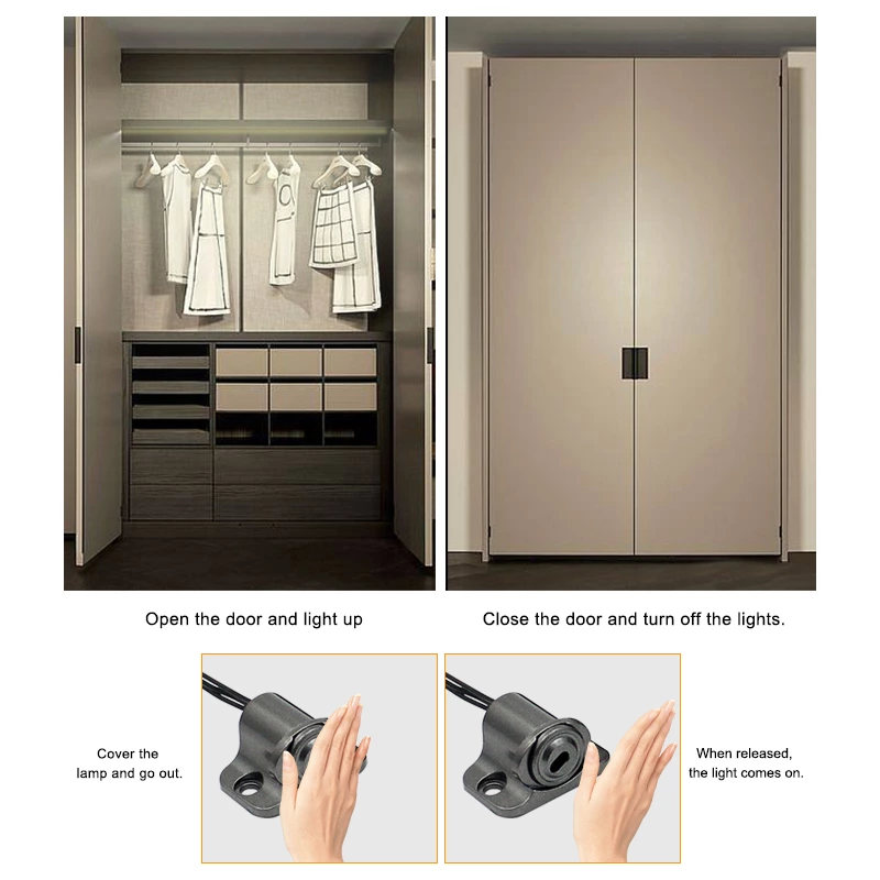 8mm Double Door Sensor Switch