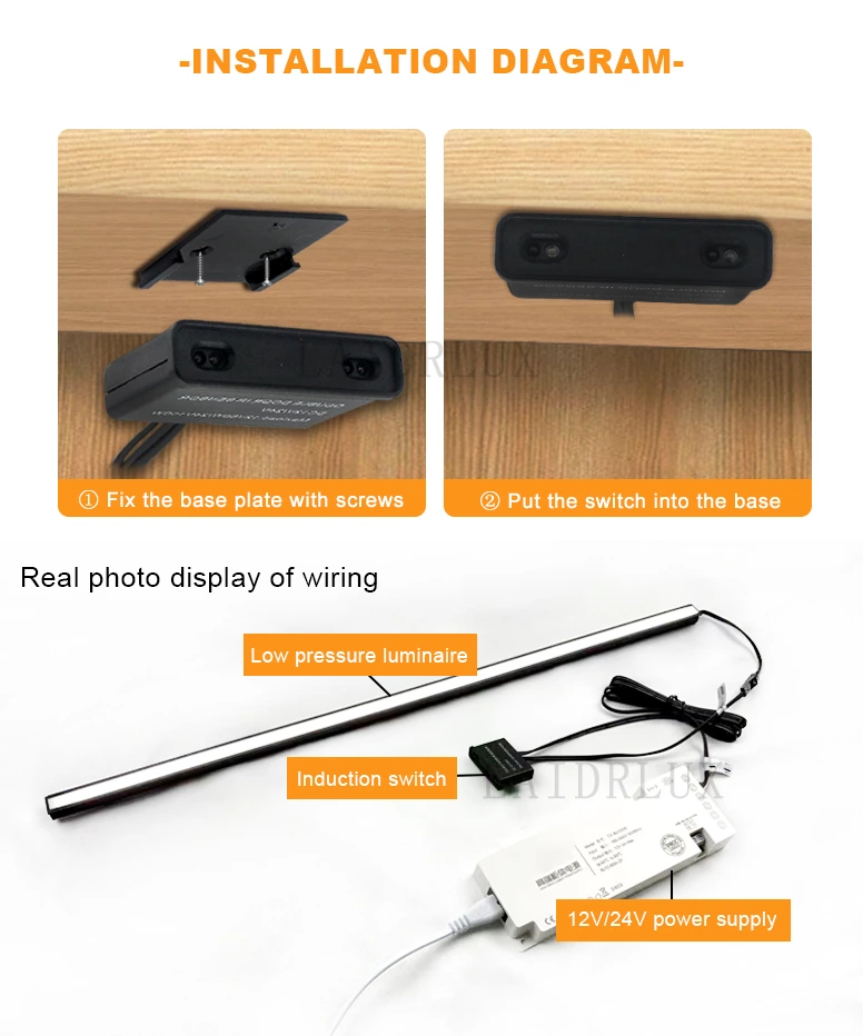 Utra-Thin Double Door Sensor Switch
