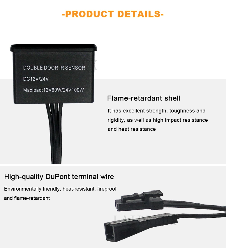 Utra-Thin Double Door Sensor Switch