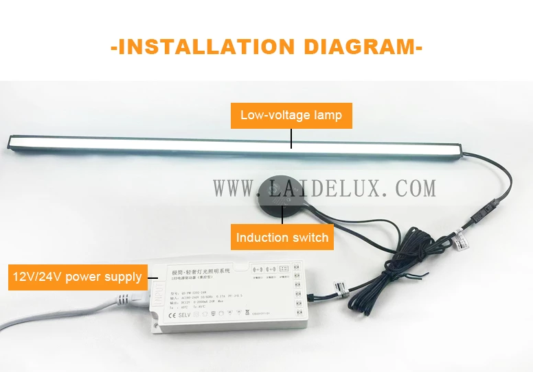 Wooden Board Touch Sensor Switch