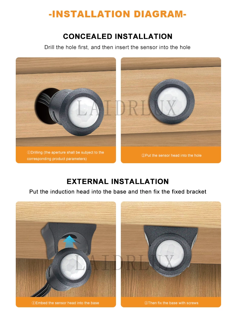 Sub-Control APP-control IR Human Body Sensor Light Switch