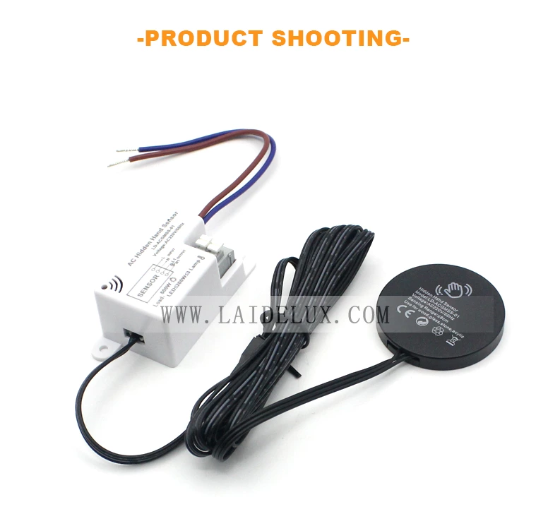 AC220V Wood Penetration Hand Sweep Sensor Switch