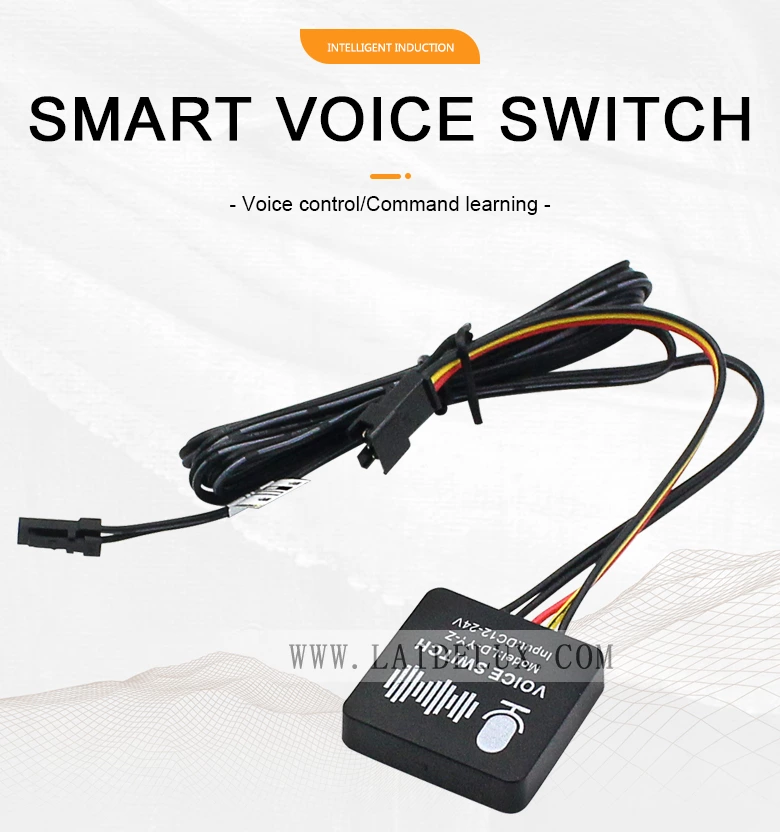 English Russian Dual Color Square Voice Controller