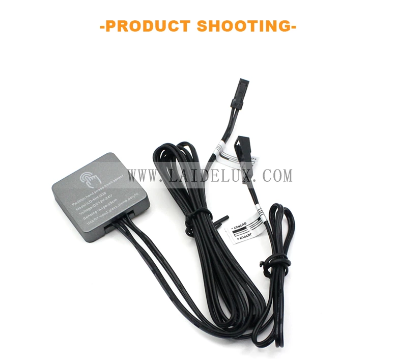 Square Wooden Partition Touch Dimming Sensor Switch