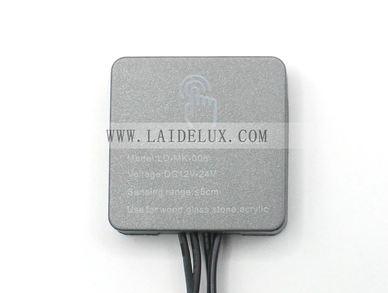 Square Wooden Partition Touch Dimming Sensor Switch