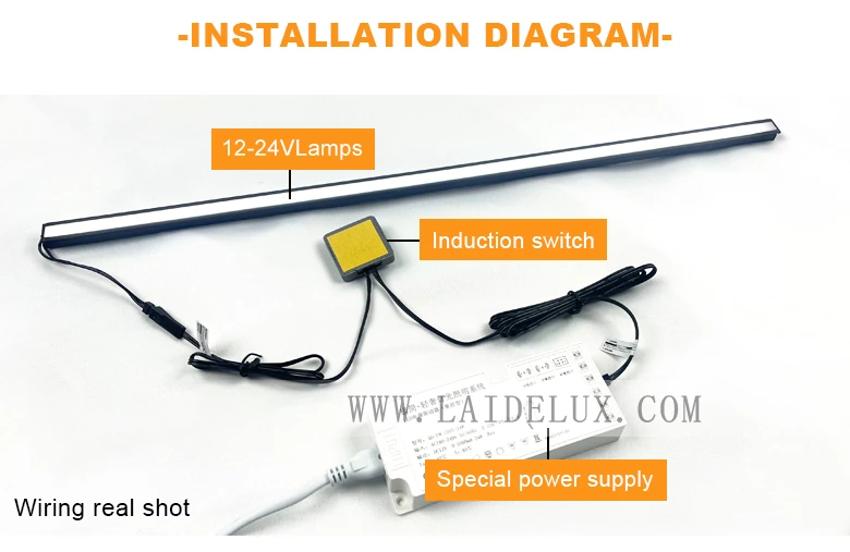 Square Wooden Board Hand Sweep IR Motion Sensor
