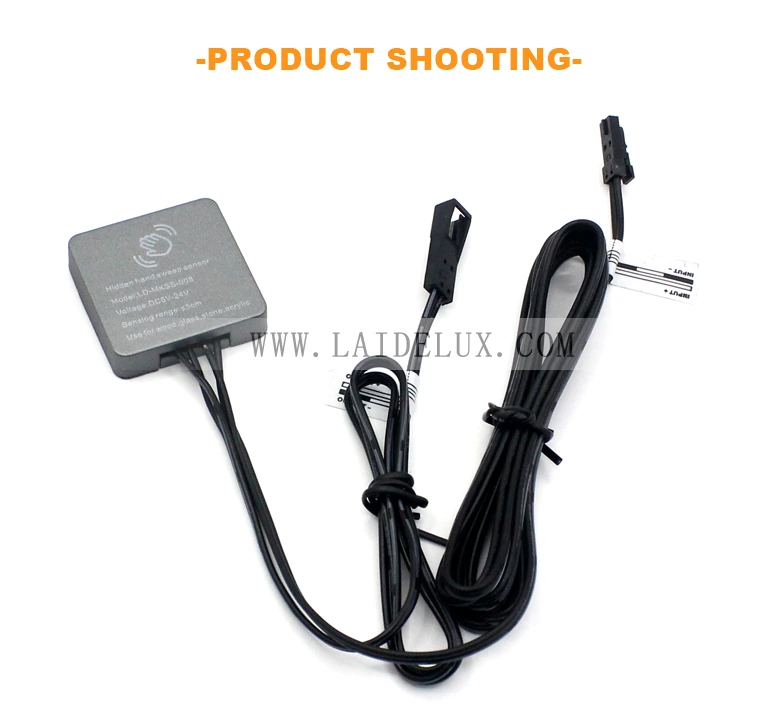 Square Wooden Board Hand Sweep IR Motion Sensor