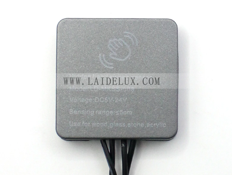 Square Wooden Board Hand Sweep IR Motion Sensor