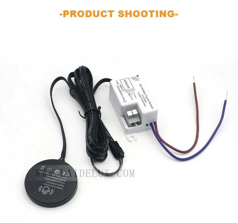 AC220V Wood Penetration Touch Dimming Sensor Switch