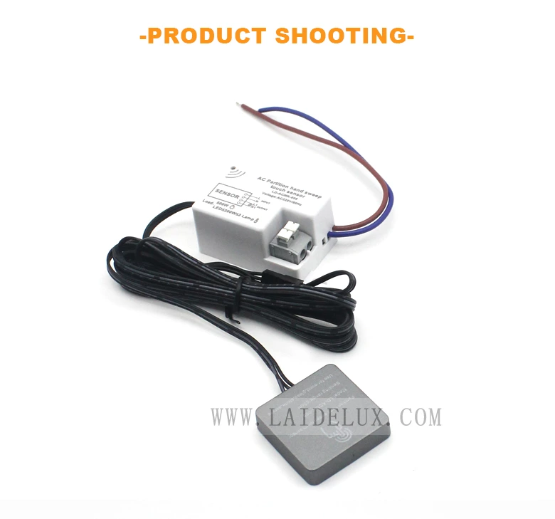 AC220V Wood Penetration Touch Dimming Sensor Switch（Square）