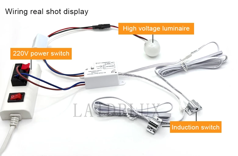 AC220V Double Door Sensor Switch（Detachable ）