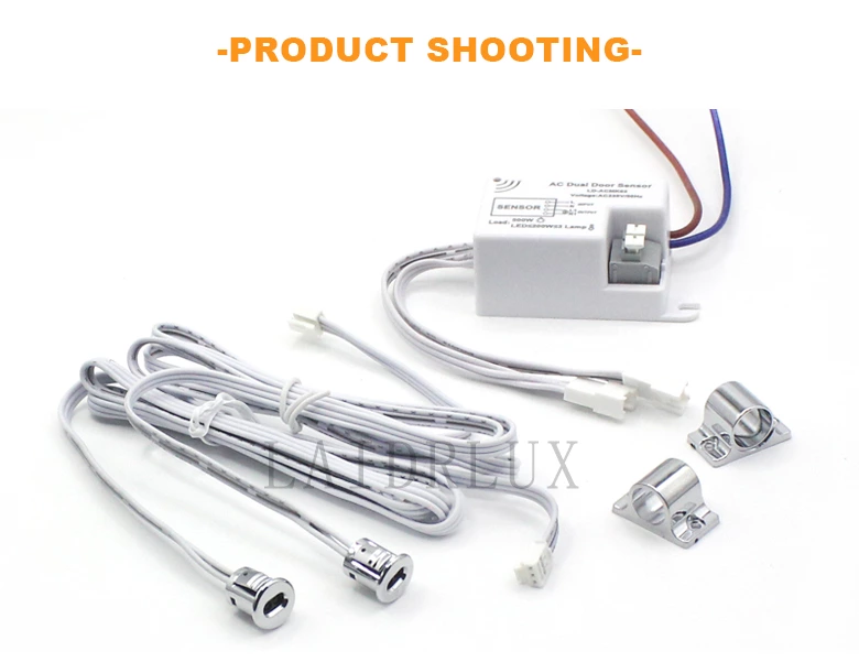 AC220V Double Door Sensor Switch（Detachable ）