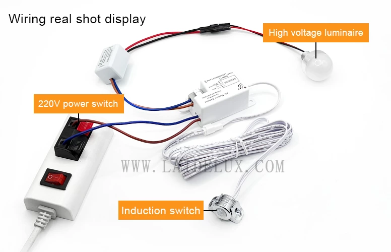 AC220V Human Body Sensor Switch（Detachable ）