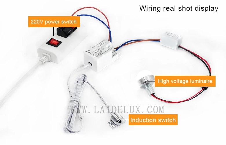 AC220V Hand Sweep IR Sensor Switch（Detachable ）