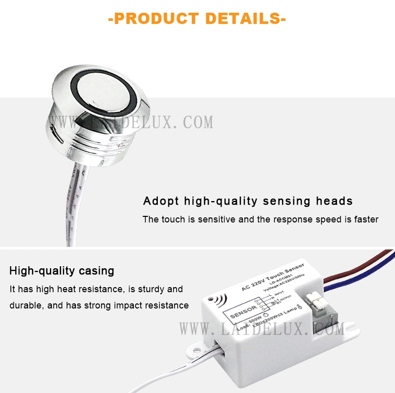 AC220V Touch Sensor Switch（Detachable ）