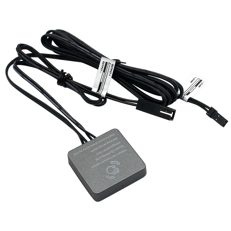 Square Wooden Board Hand Sweep IR Motion Sensor