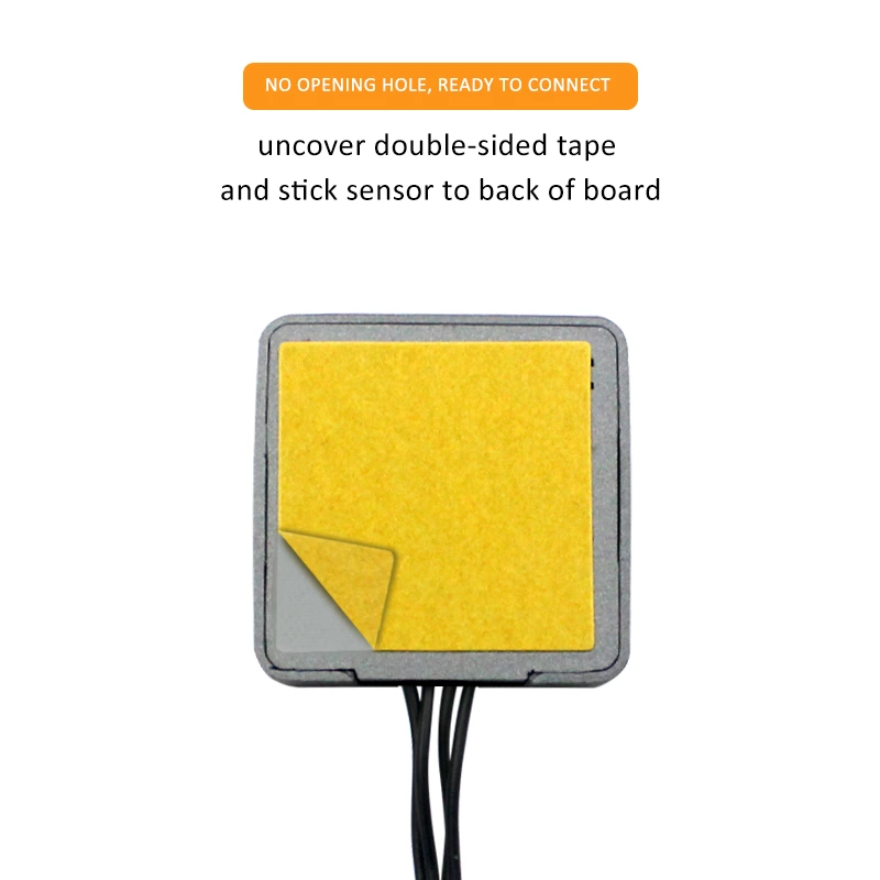 Square Wooden Board Hand Sweep IR Motion Sensor