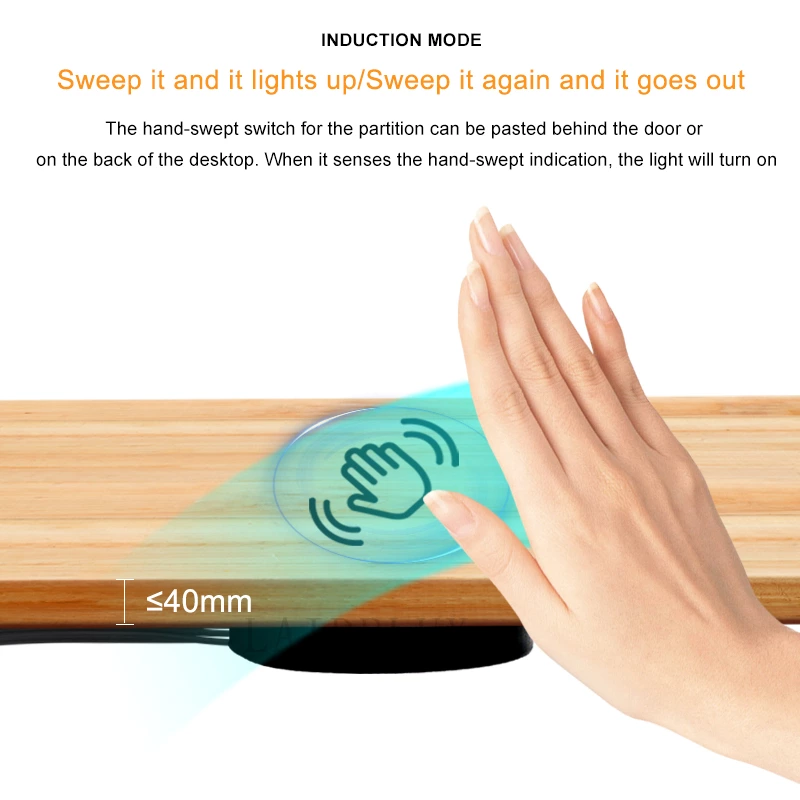 Wooden Board Hand Sweep IR Motion Sensor