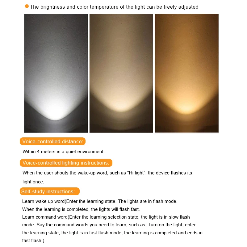 English Russian Dual Color Square Voice Controller