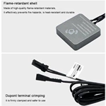 Square Wooden Board Hand Sweep IR Motion Sensor