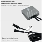 Square Wooden Partition Touch Dimming Sensor Switch