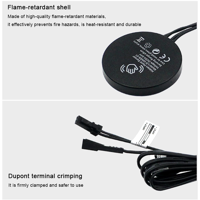 Wooden Board Hand Sweep IR Motion Sensor