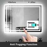 2-Button 3-Color Mirror Touch Switch (with Defogger)
