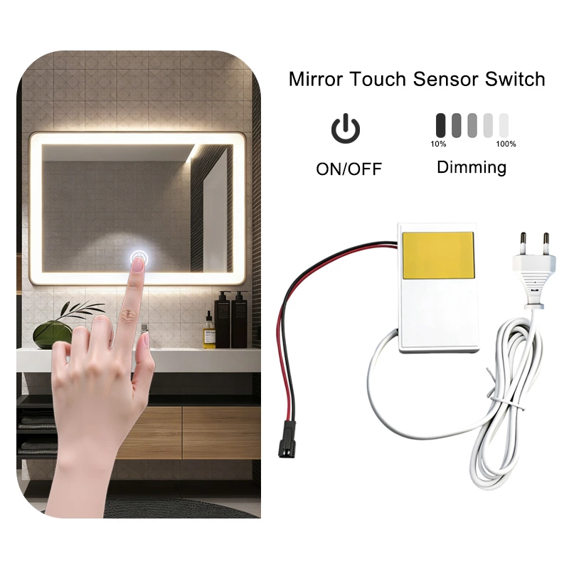 EU Plug Single Touch Sensor Switch