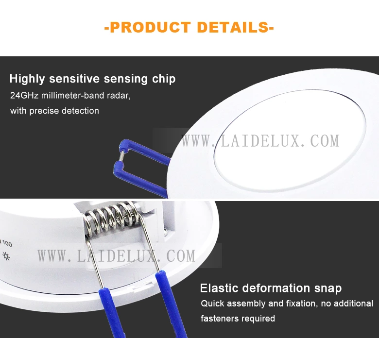 24GHz Ceiling Mounted Presence Occupancy Sensor