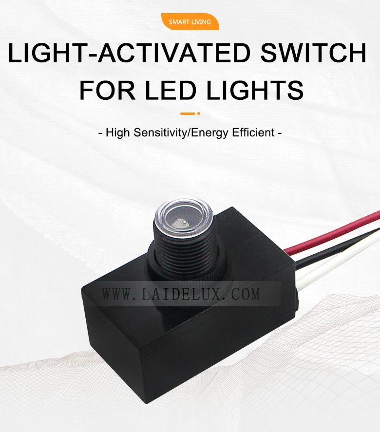 Dusk-to-Dawn Electronic Photocell Sensor Switch