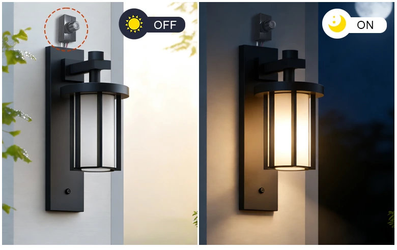 Dusk-to-Dawn Electronic Photocell Sensor Switch