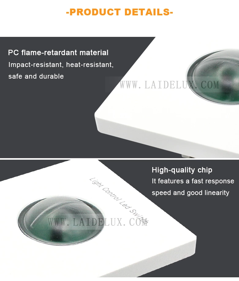 Wall Mounted Photocell Sensor Switch