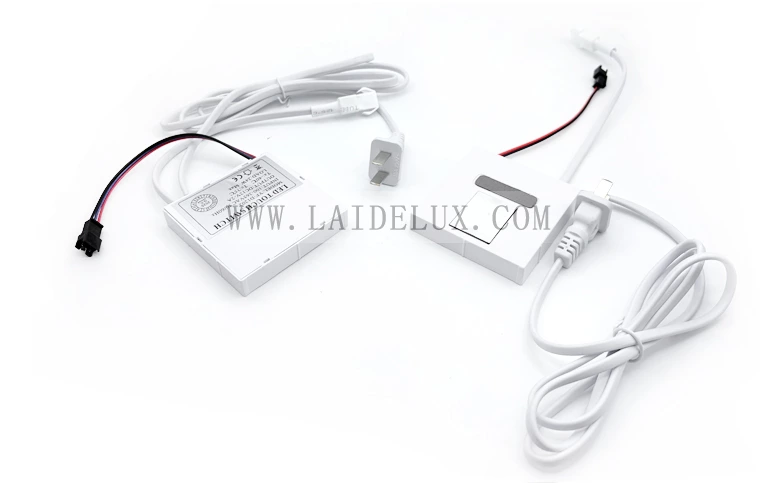 LED Mirror Touch Sensor Switch with US Plug（Single Color With Defogging）