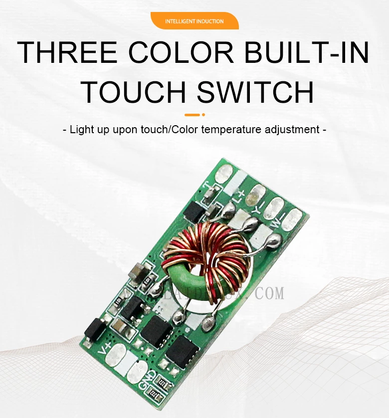 Built-in Double Color Touch Sensing Module