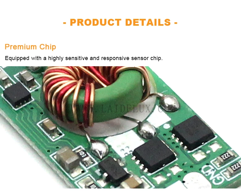 Built-in Double Color Touch Sensing Module