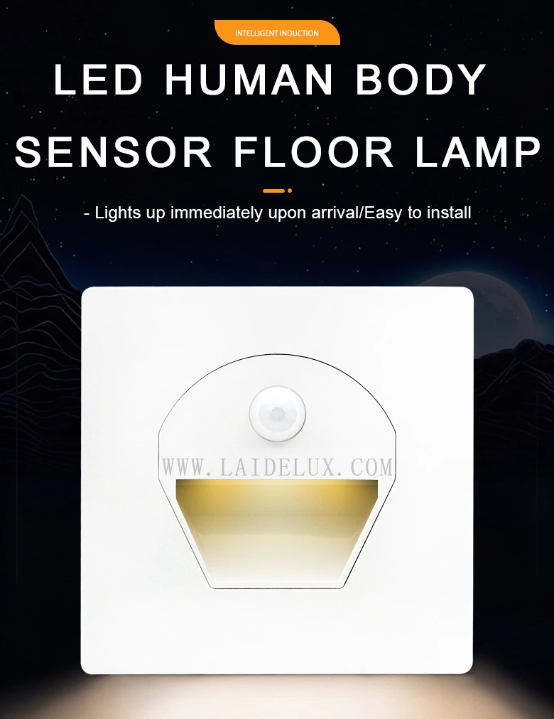 86 Type Wall-Mounted LED Human Body Motion Sensor Stair Light