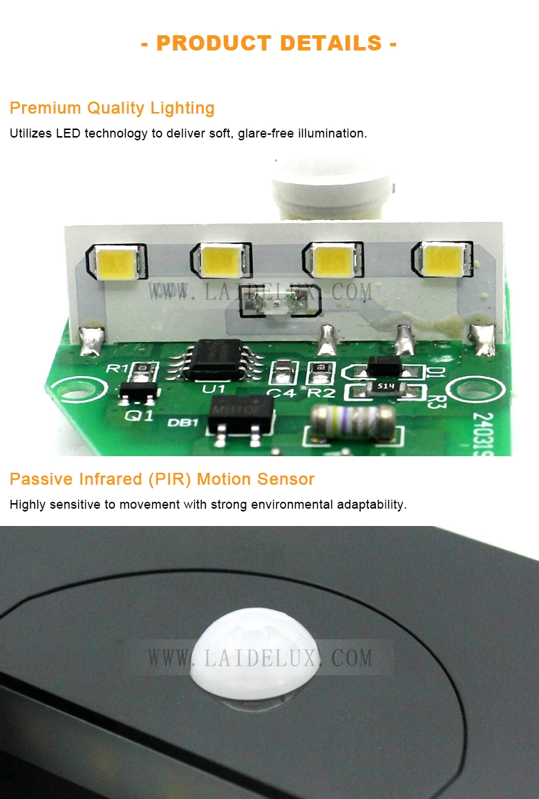 86 Type Wall-Mounted LED Human Body Motion Sensor Stair Light